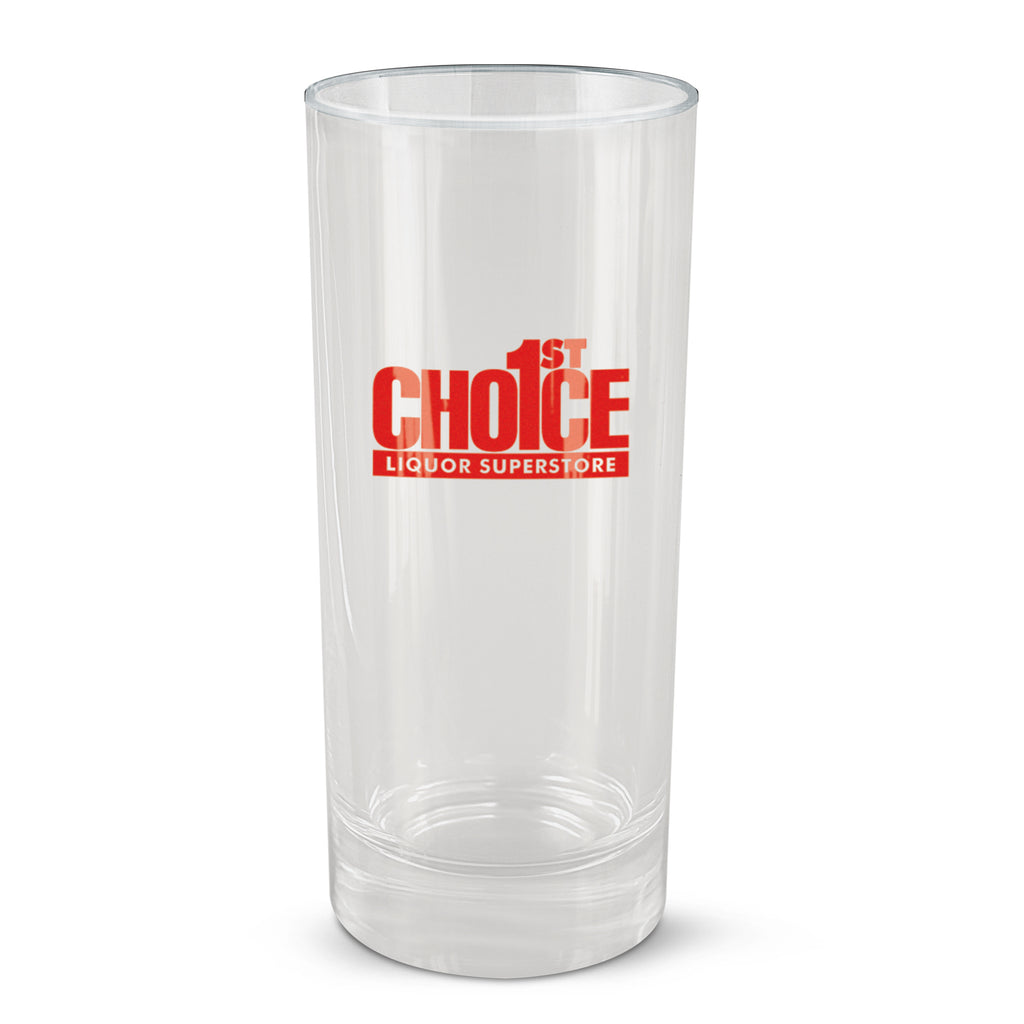 Tall 350ml glass tumbler