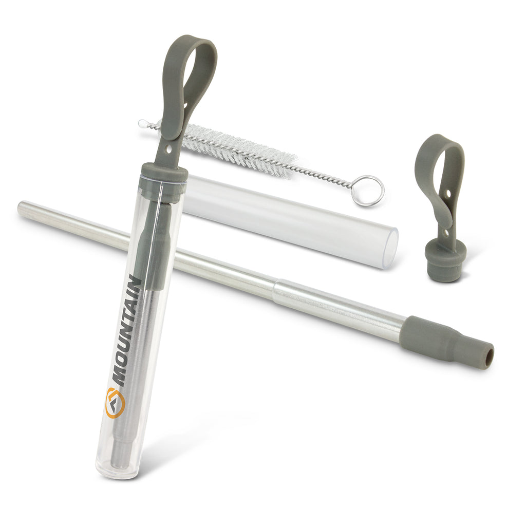 Reusable stainless steel straw