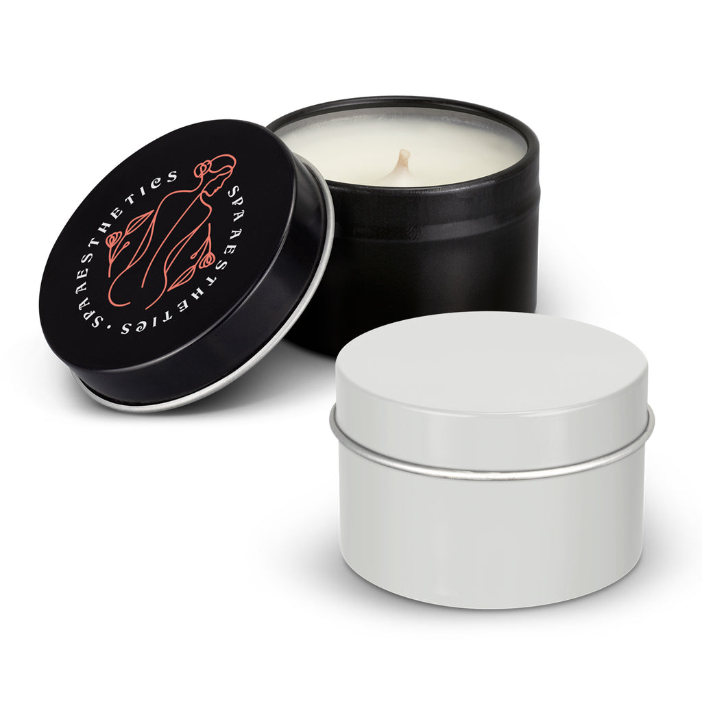 vanilla-scented candle