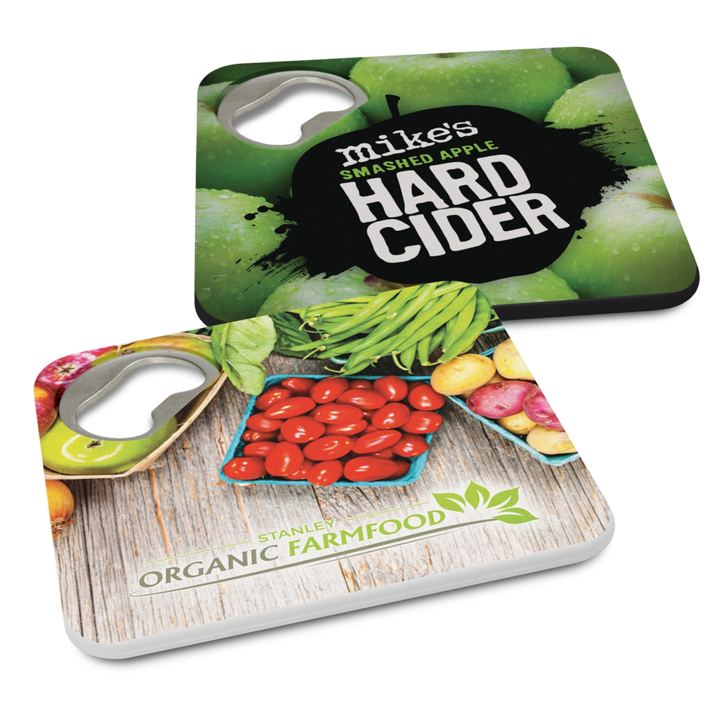 Coaster with Bottle Opener