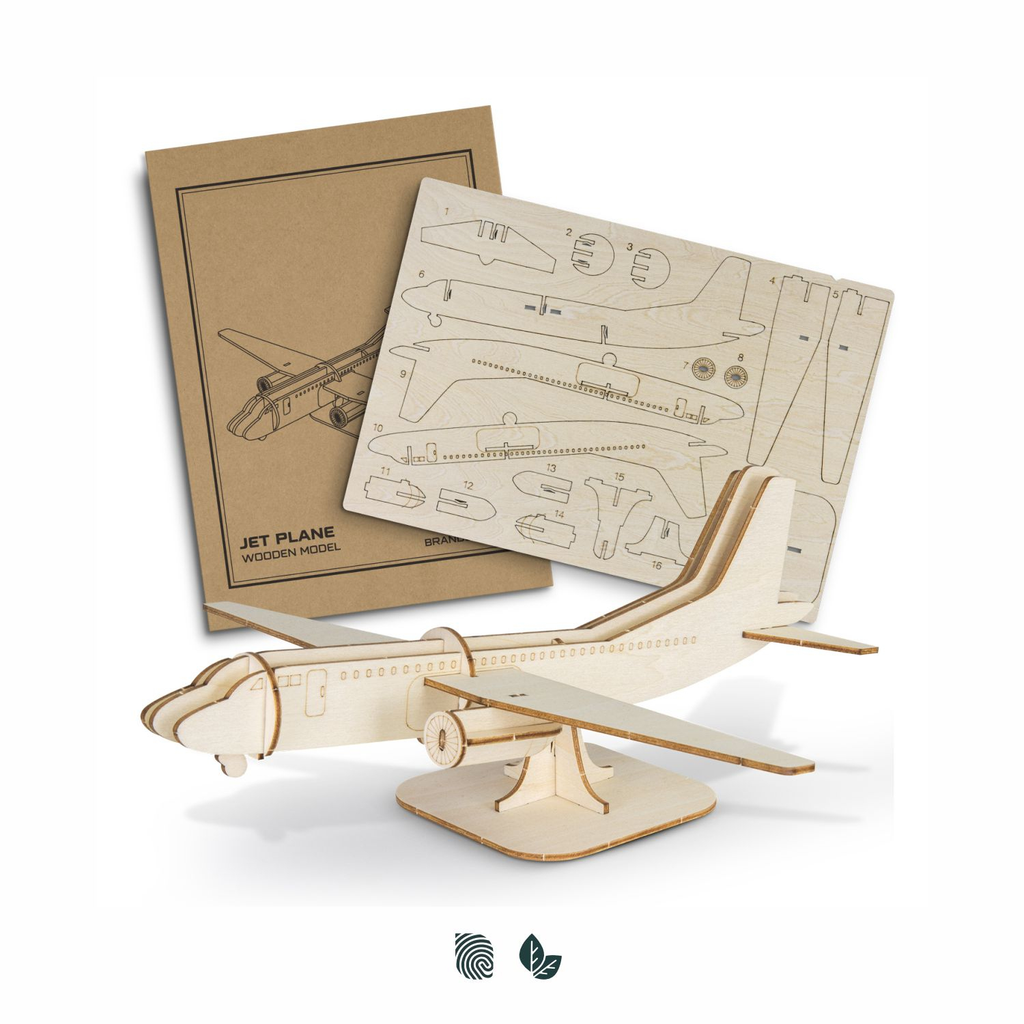 Basswood Jet Plane Model