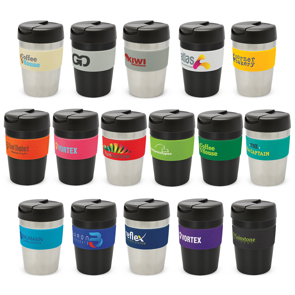 Premium 340ml double wall, vacuum insulated stainless steel cup