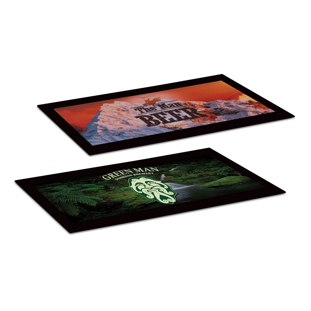 Anti-slip rubber base small counter mat