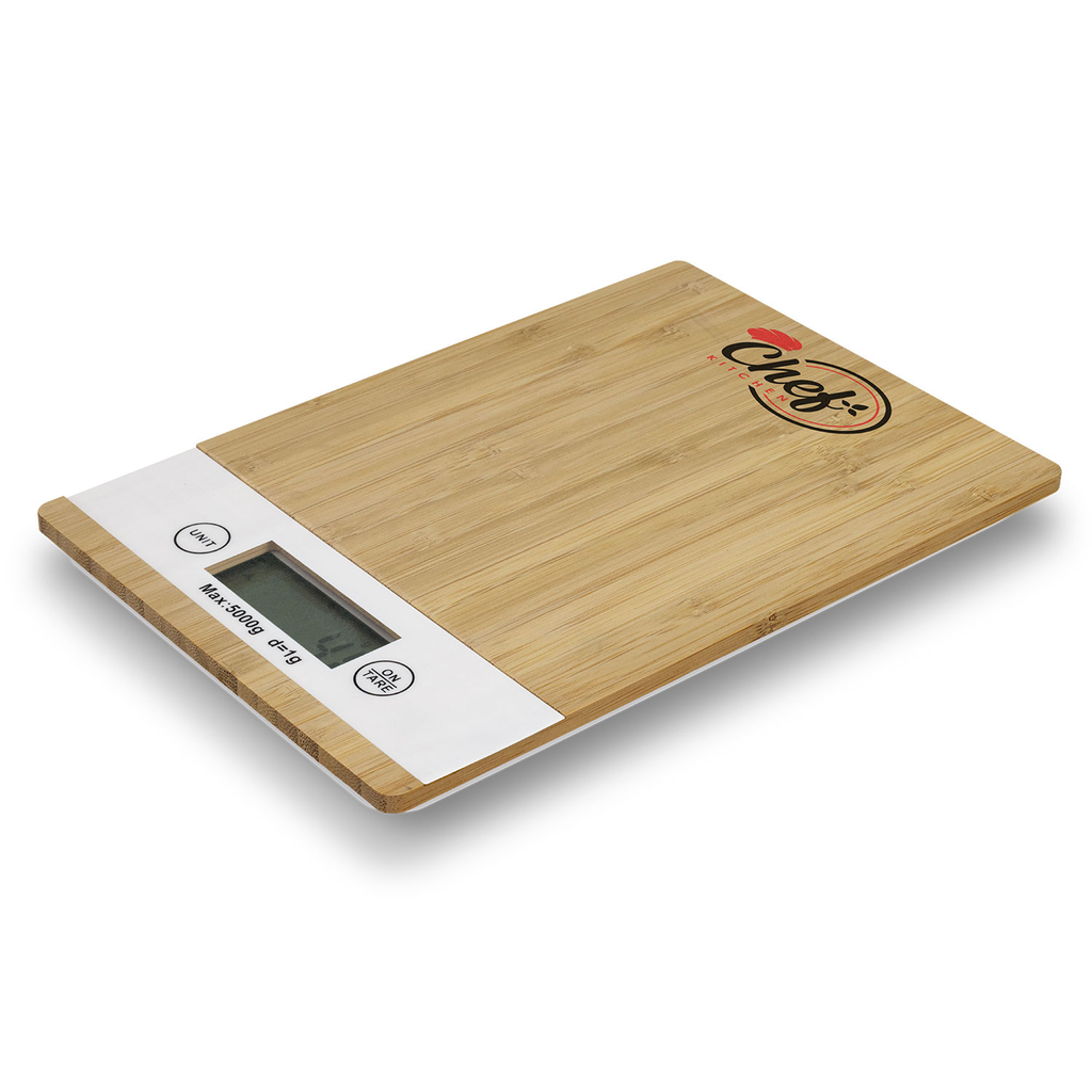 Modern Bamboo Kitchen Scale