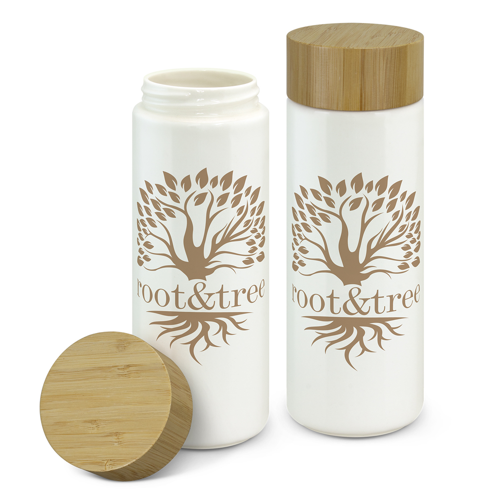 Deluxe 315ml, double wall ceramic bottle