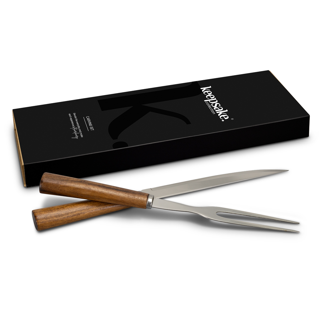 Sturdy stainless steel knife blade and fork