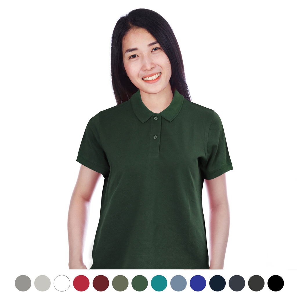 200gsm pique knit fabric Smart women's polo