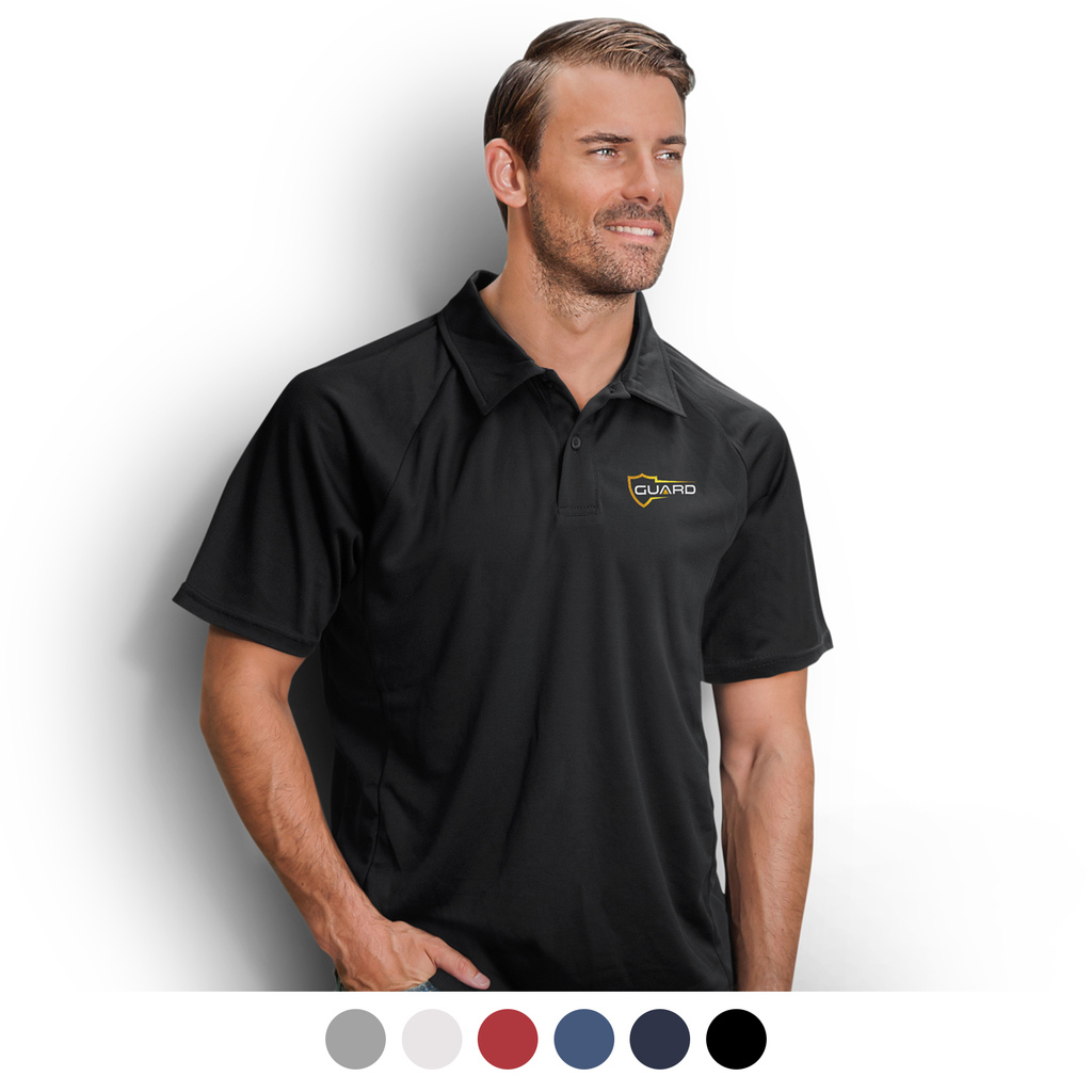 Breathable 180gsm pique knit fabric Men's Polo