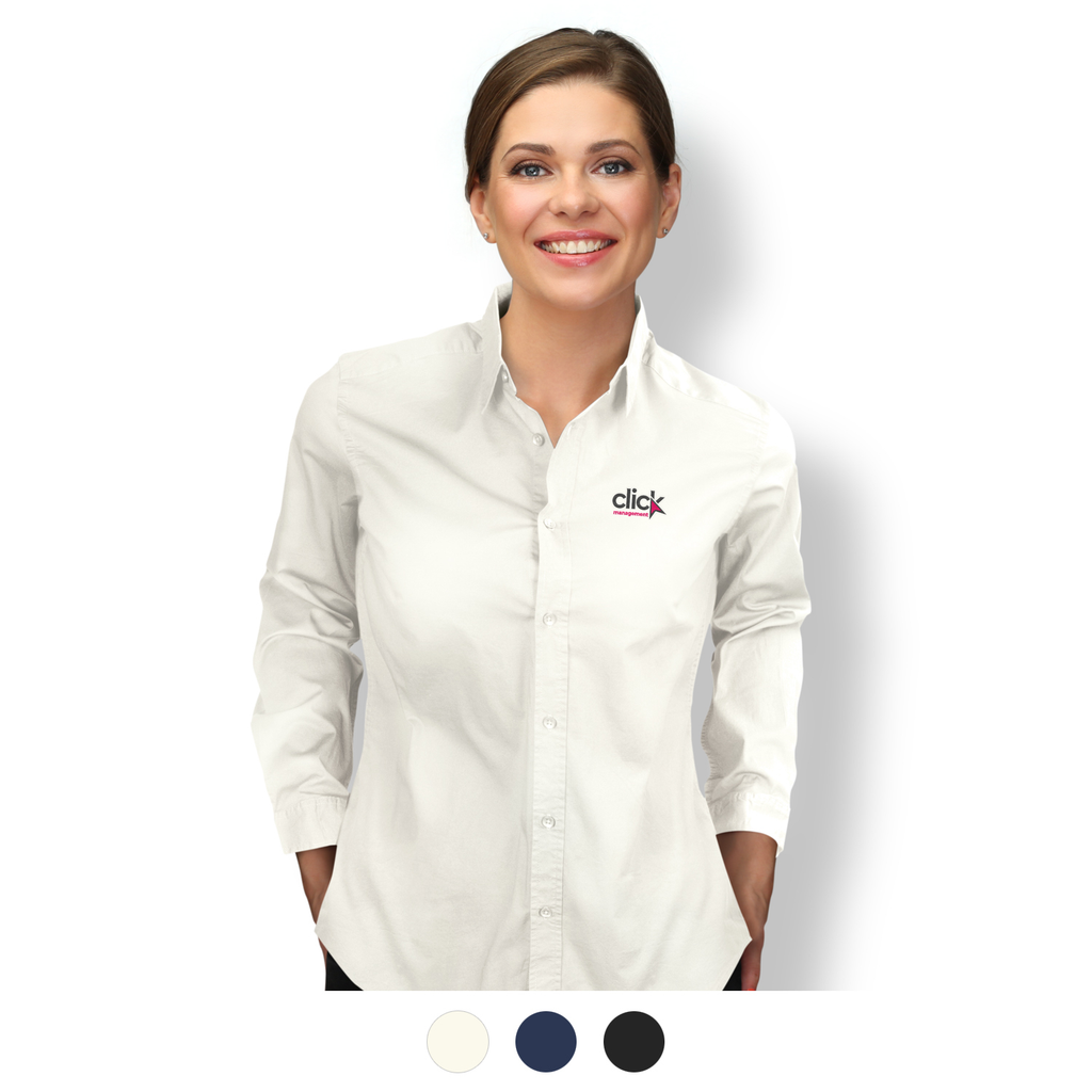 Lightweight 120gsm poplin fabric Women's Poplin Shirt
