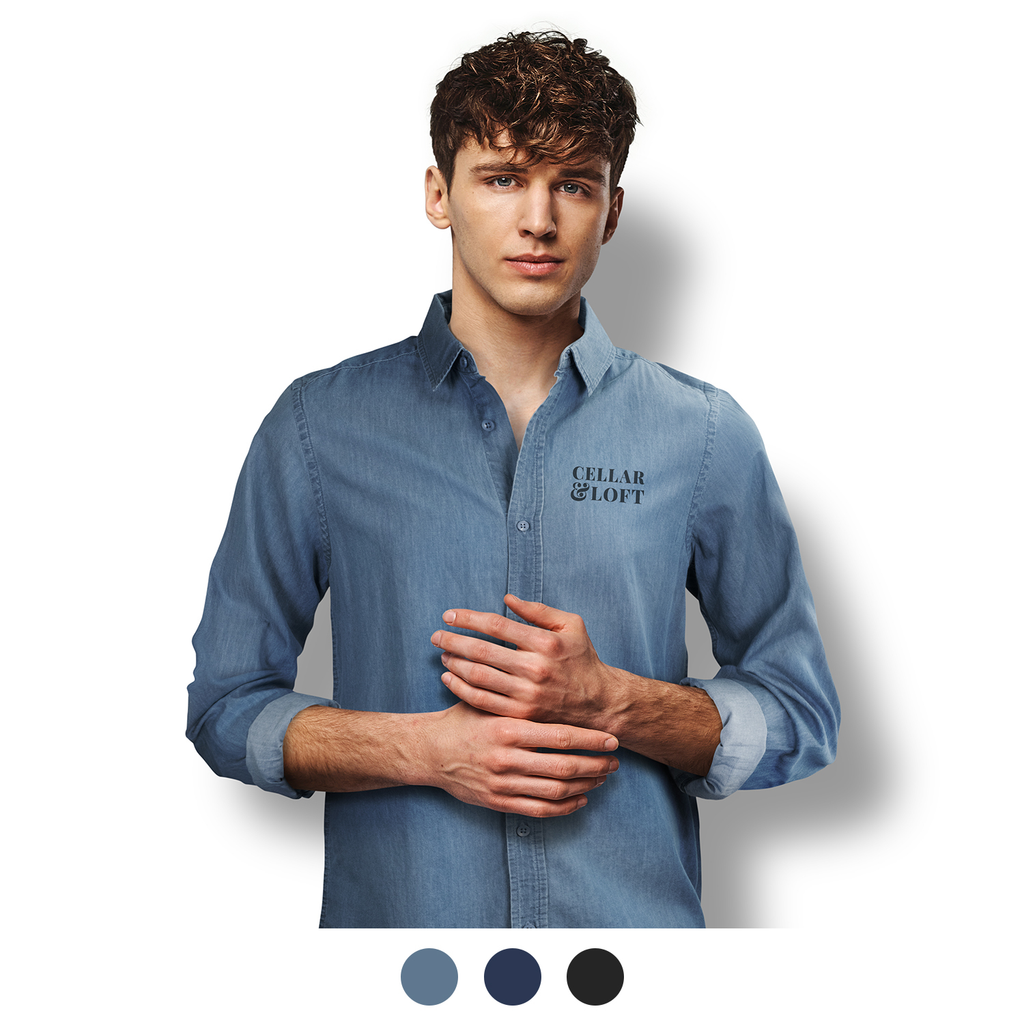 Lightweight 150gsm fabric Men's Denim Shirt