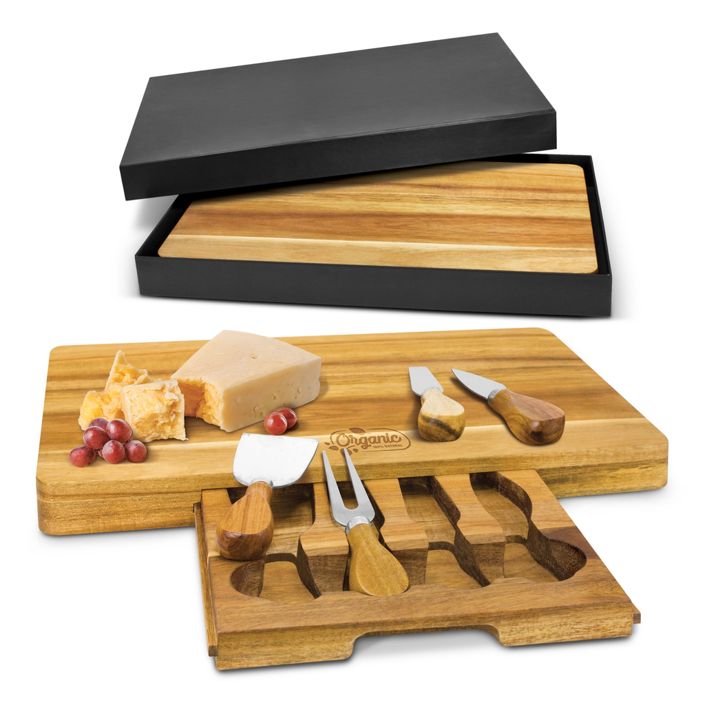 Elegant acacia wood cheese board