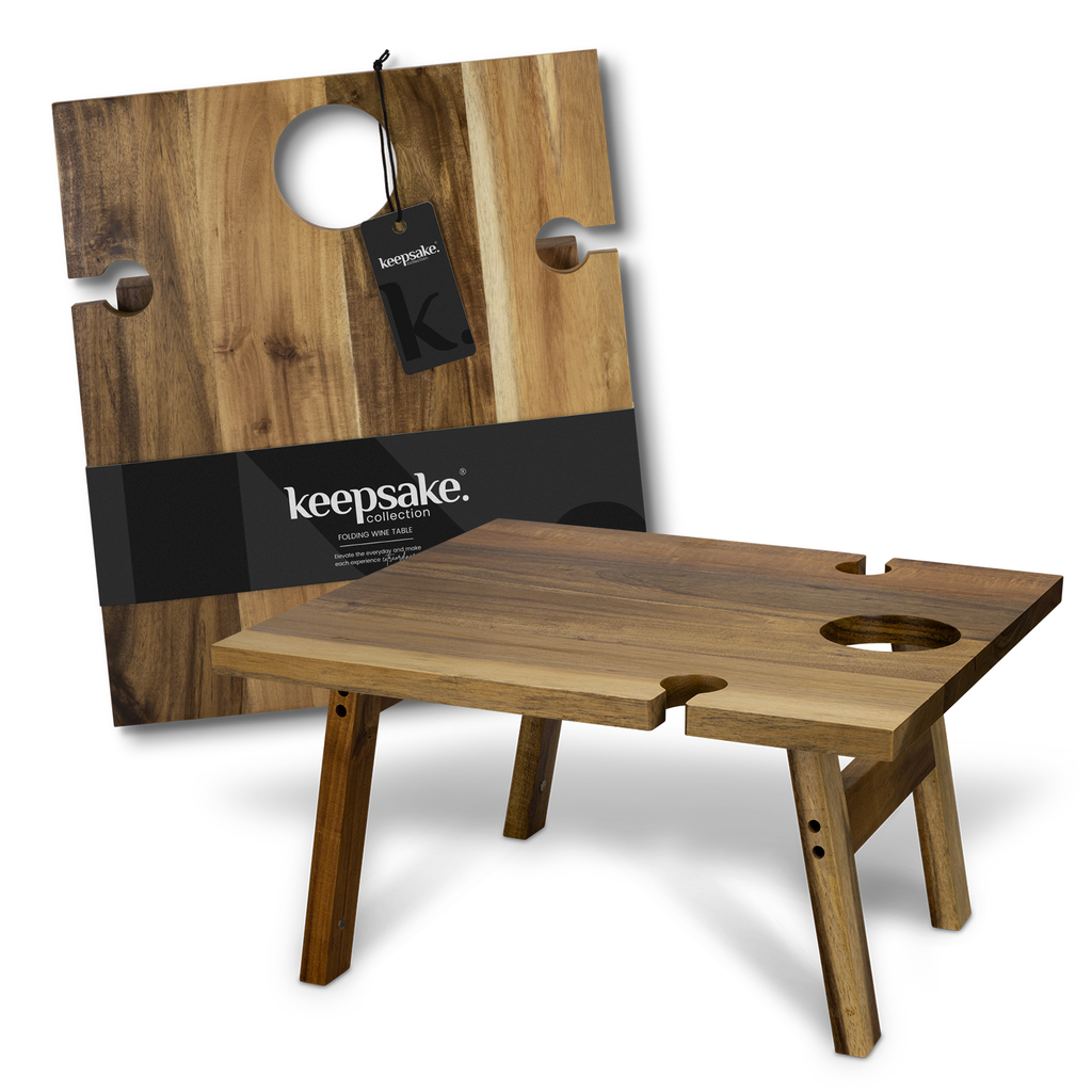 Luxurious acacia wooden wine table