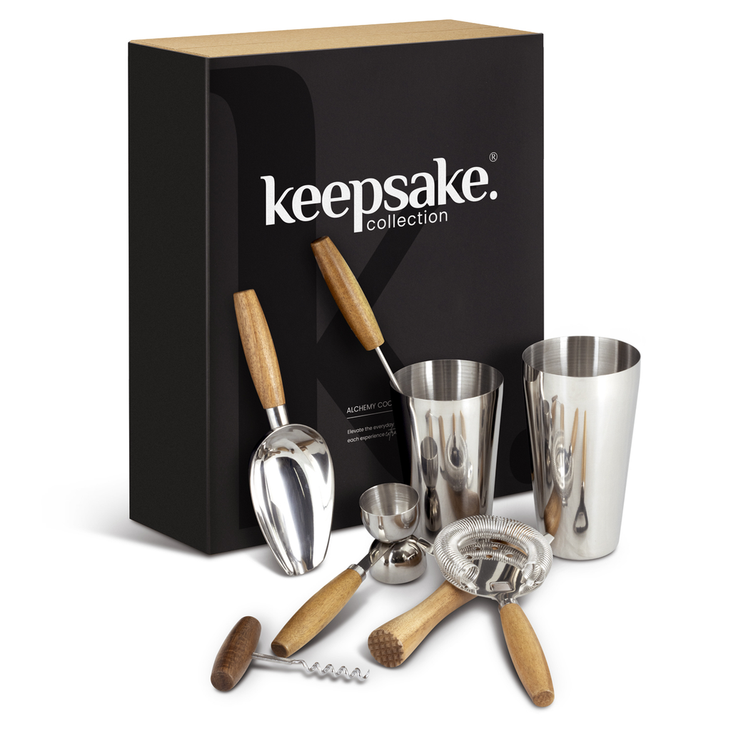 Premium eight-piece cocktail gift set