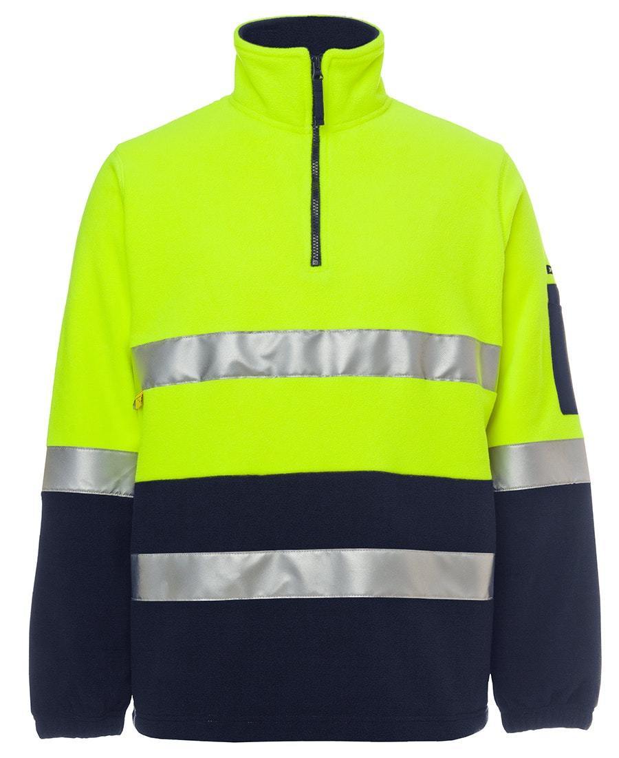 Hi Vis (D+N) 1/2 Zip Polar Fleece - New Age Promotions