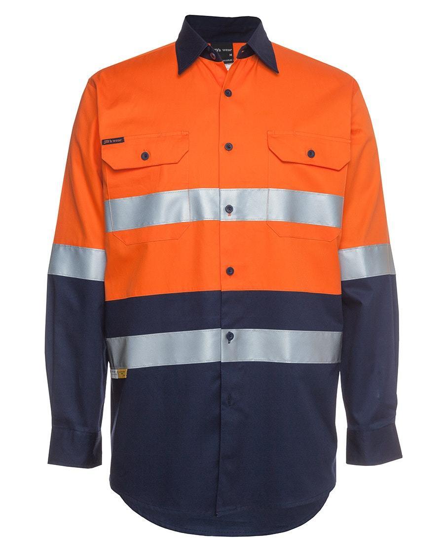 Hi Vis (D+N) L/S 190G Shirt - New Age Promotions