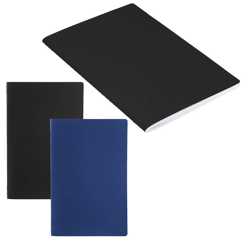 Solid Saddlestitch Bound Journal - Black - New Age Promotions