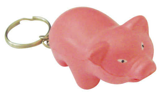 STRESS PIG KEYRING
