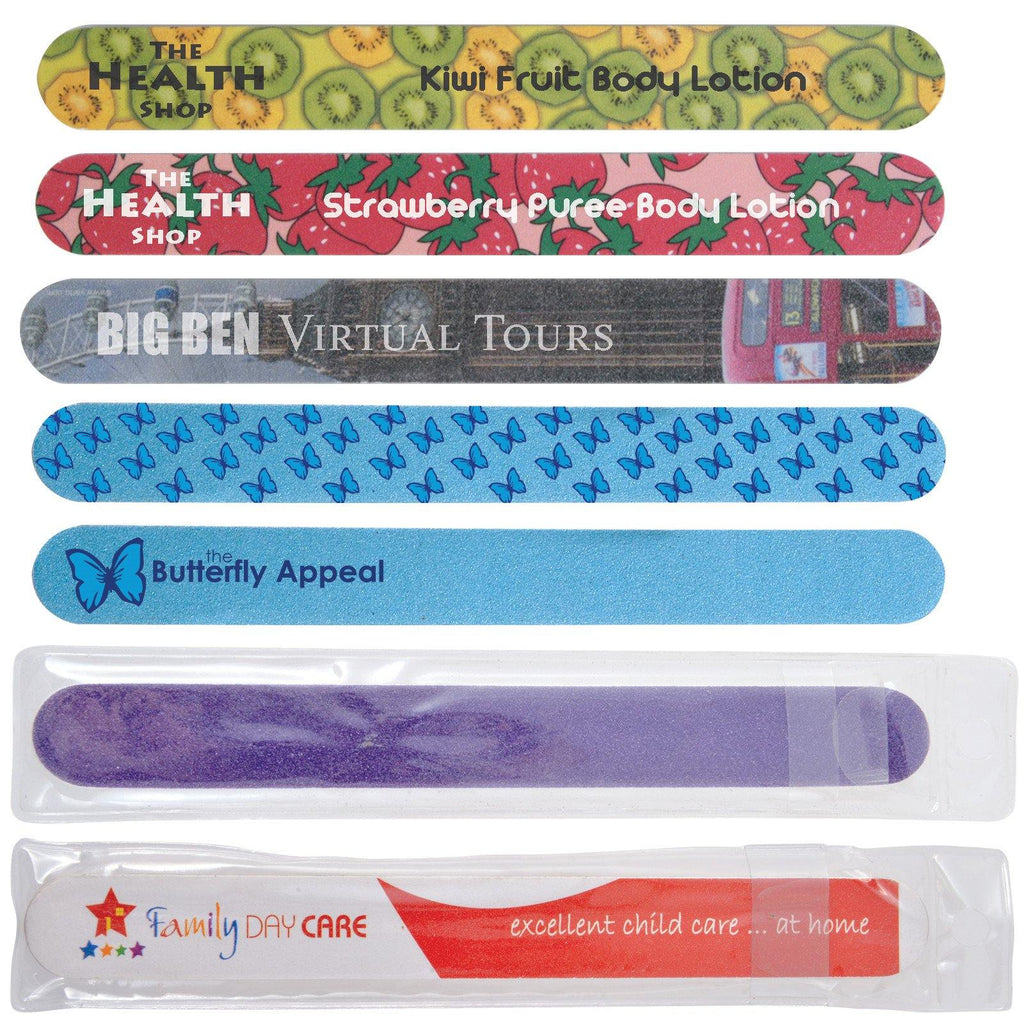 Custom Print Salon Size Emery Boards - New Age Promotions