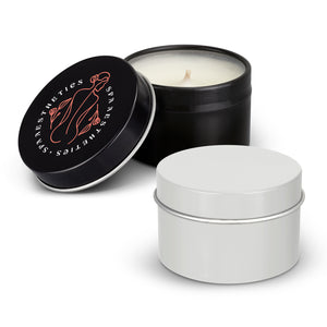 vanilla-scented candle