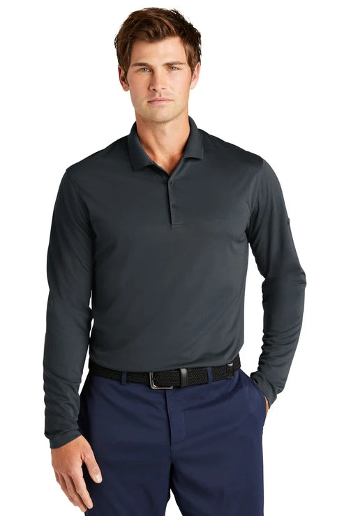 Nike Men's Dri-FIT Micro Pique 2.0 Long Sleeve Polo