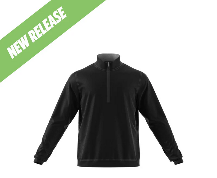 Adidas Mens Elevate Quarter Zip Pullover - Black
