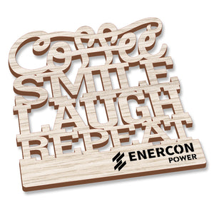 MDF Slogan Coaster