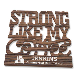 MDF Slogan Coaster
