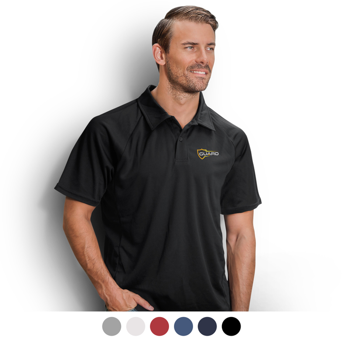 Breathable 180gsm pique knit fabric Men's Polo