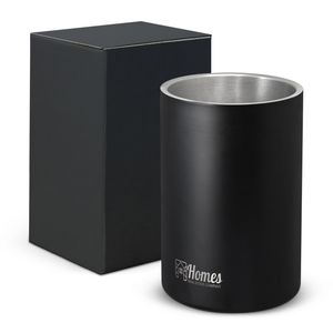 Design-inspired, double wall stainless steel cooler