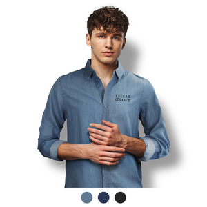 Lightweight 150gsm fabric Men's Denim Shirt