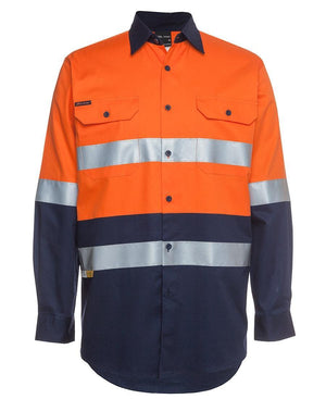 Hi Vis (D+N) L/S 190G Shirt - New Age Promotions