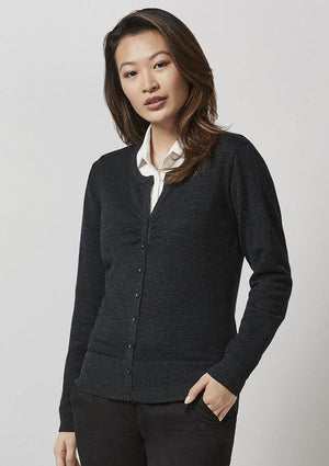 LADIES ORIGIN MERINO CARDIGAN - New Age Promotions