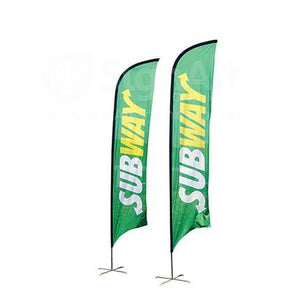 Medium(70.4*300cm) Concave Feather Banners - New Age Promotions