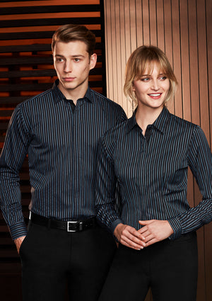 Mens Reno Stripe Long Sleeve Shirt